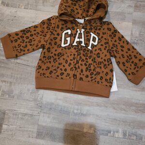 Leopard print style Toddler Hoodie
